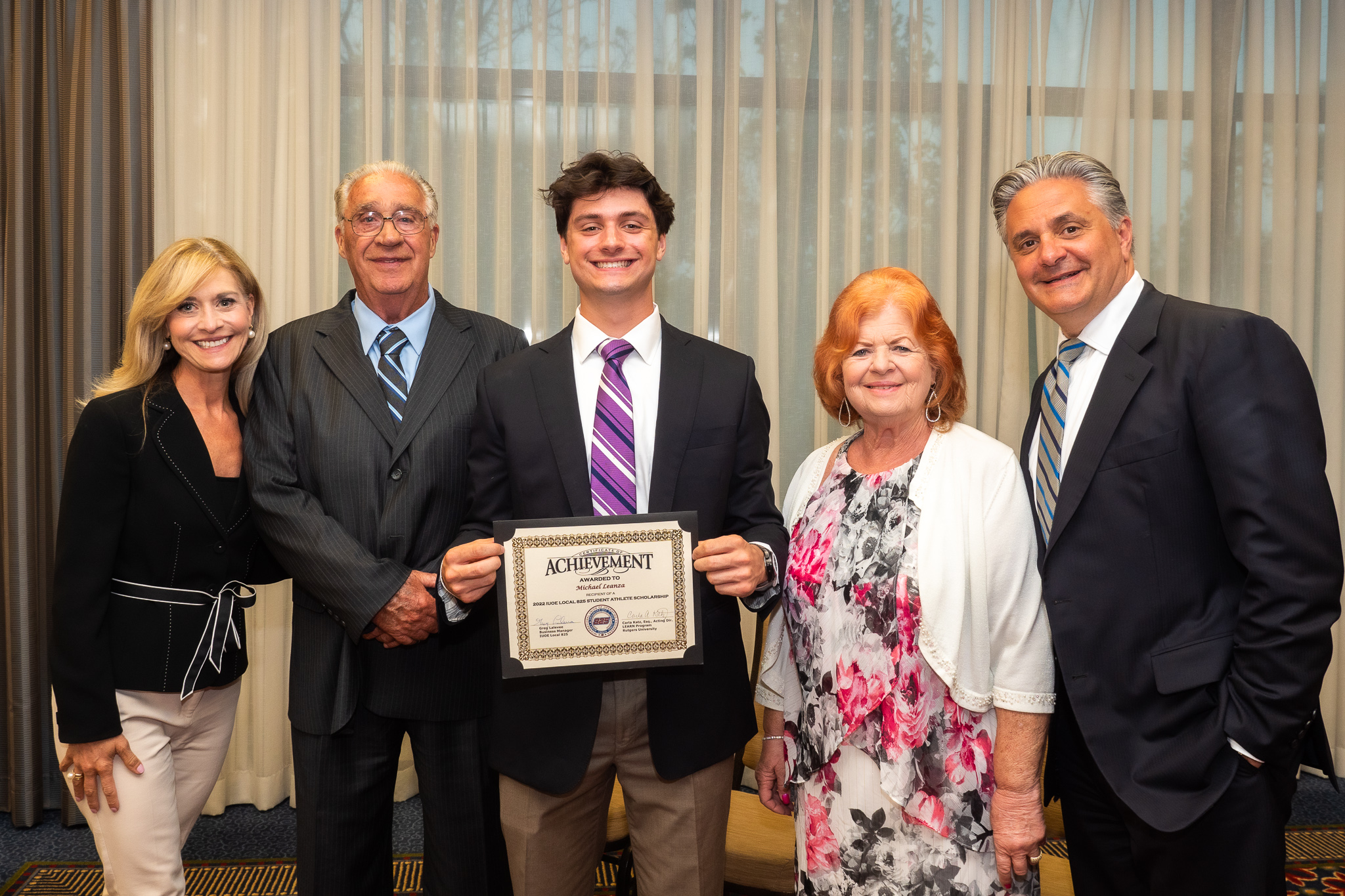 Michael Leanza with family