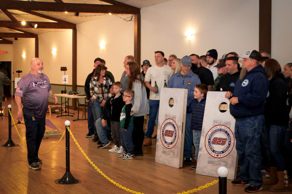 Local 825's 5th Annual Cornhole Tournament, February 21 at the Three Saints Cultural Center